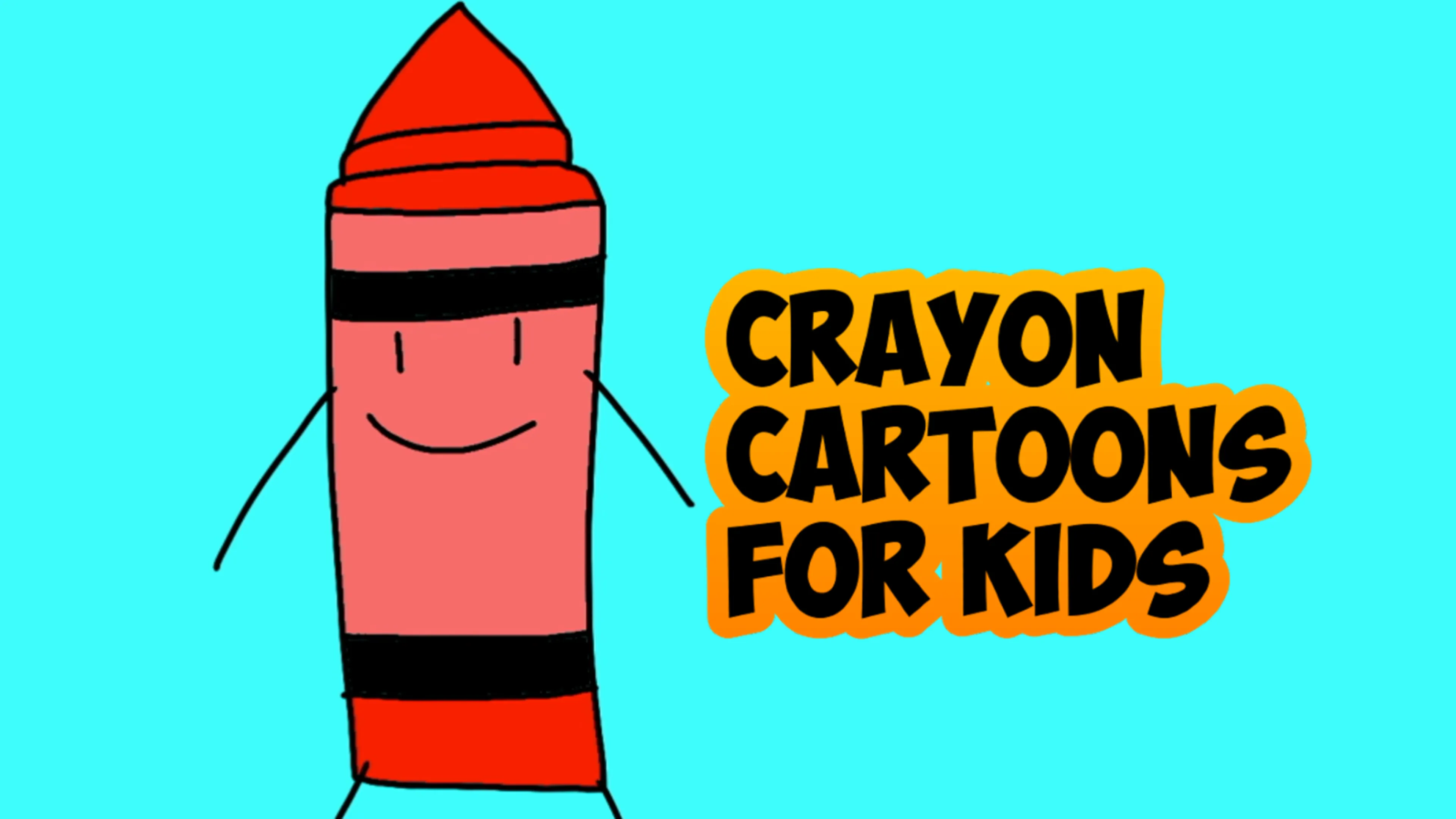 Crayon Cartoons for Kids poster